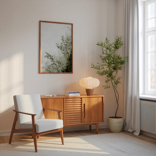 Botanical Branches Print Negative Space Minimalist Foliage Art