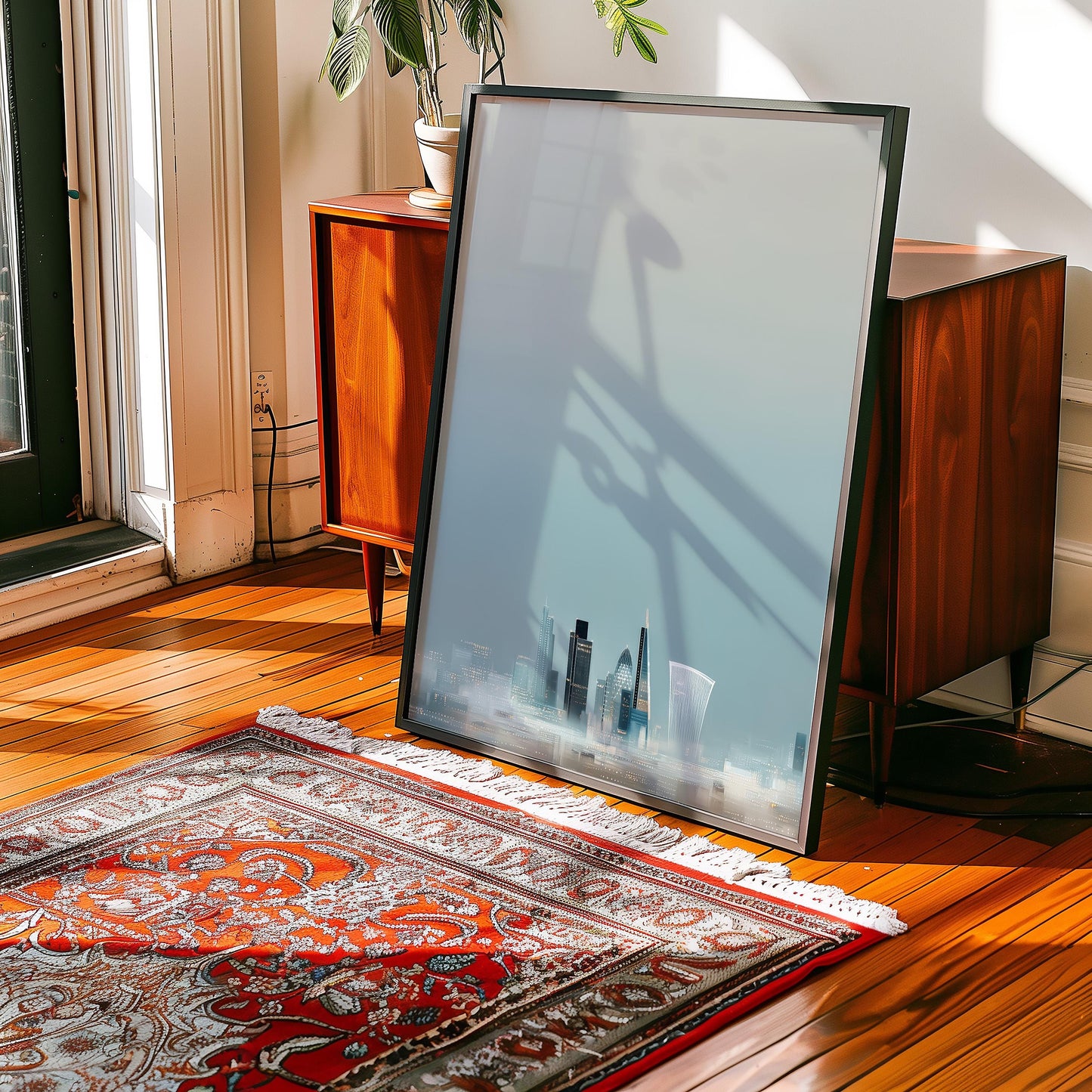 London Skyline at Dusk: Contemporary Cityscape Print - Modern Urban Architecture Wall Art Photography