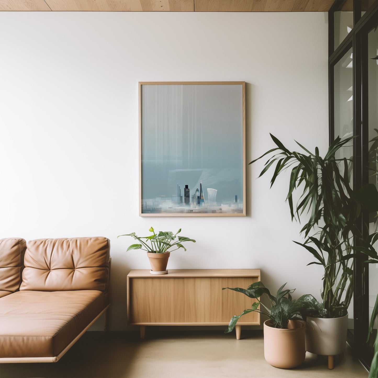 London Skyline at Dusk: Contemporary Cityscape Print - Modern Urban Architecture Wall Art Photography