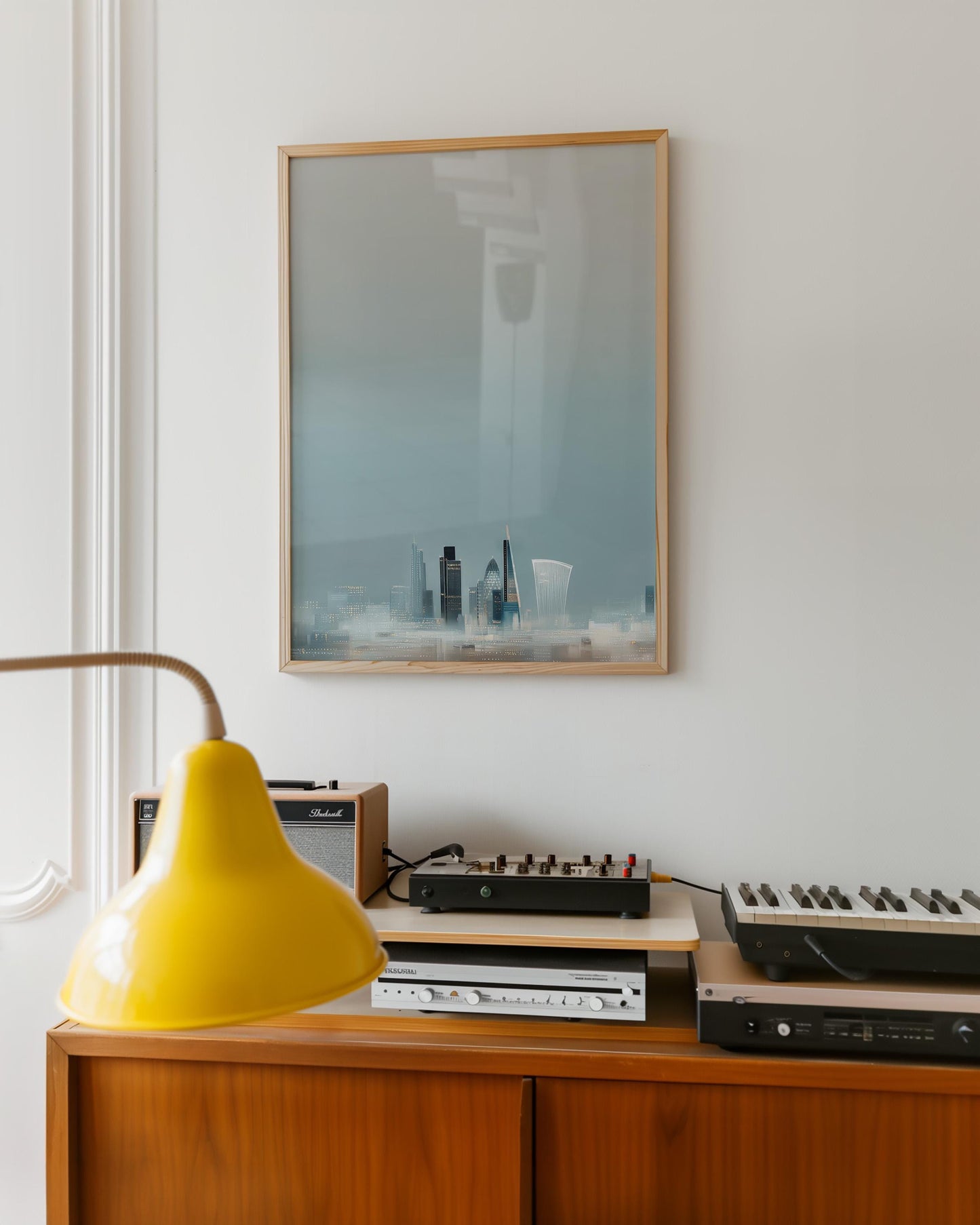 London Skyline at Dusk: Contemporary Cityscape Print - Modern Urban Architecture Wall Art Photography