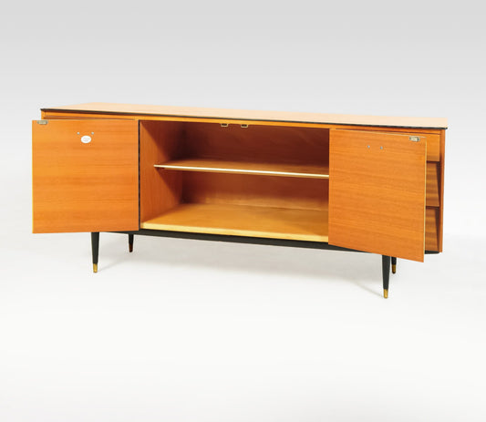 Vintage Midcentury Sideboard by Avalon Yatton: 1960s Danish Scandinavian Style Retro Furniture