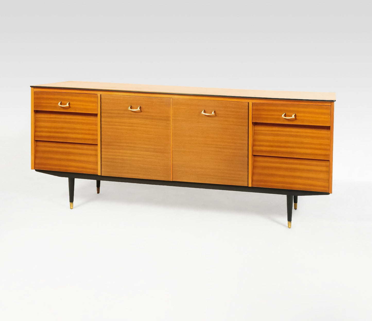 Vintage Midcentury Sideboard by Avalon Yatton: 1960s Danish Scandinavian Style Retro Furniture