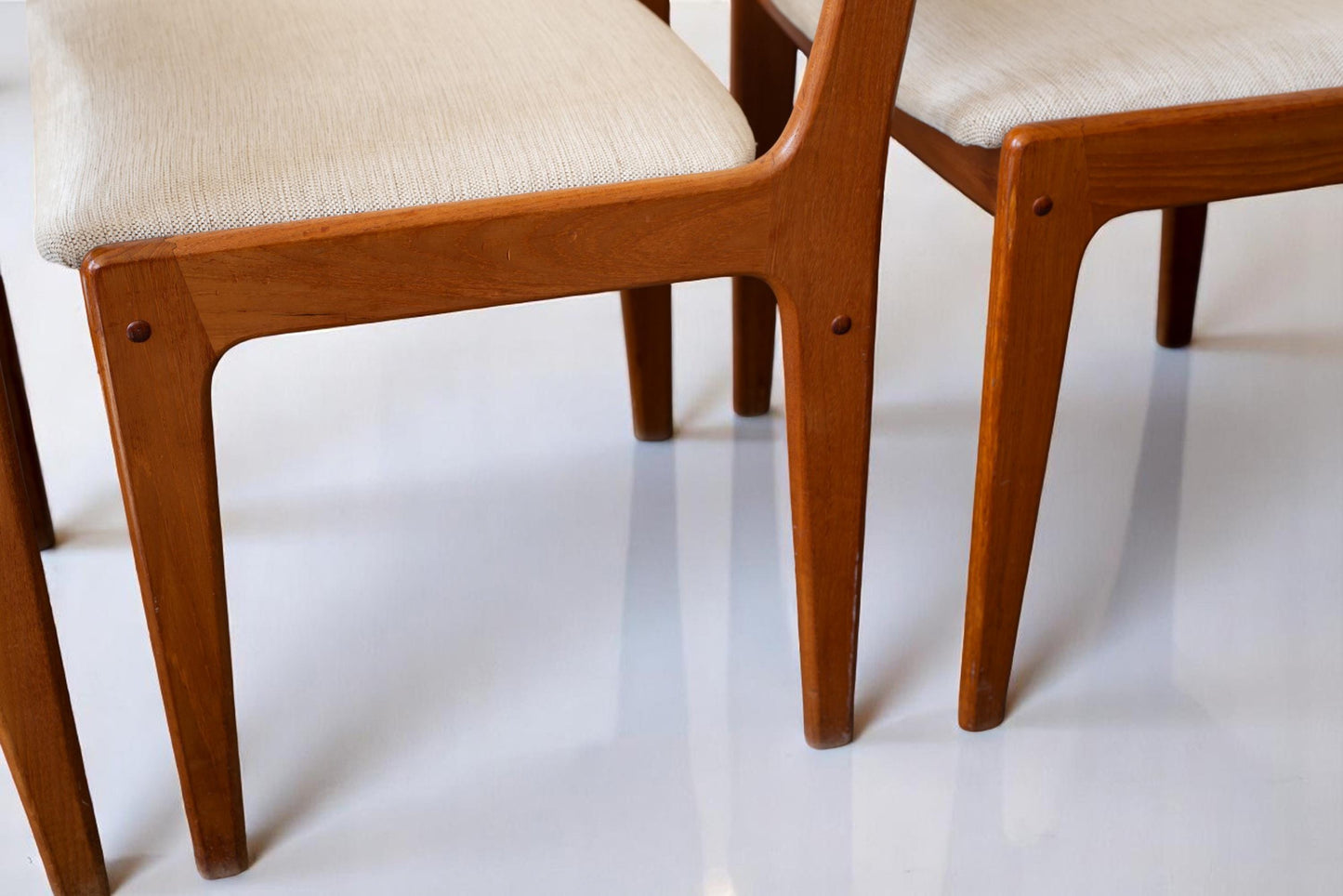 Set of 4 Mid-Century Modern Teak Dining Chairs by Johannes Andersen for Uldum Møbelfabrik