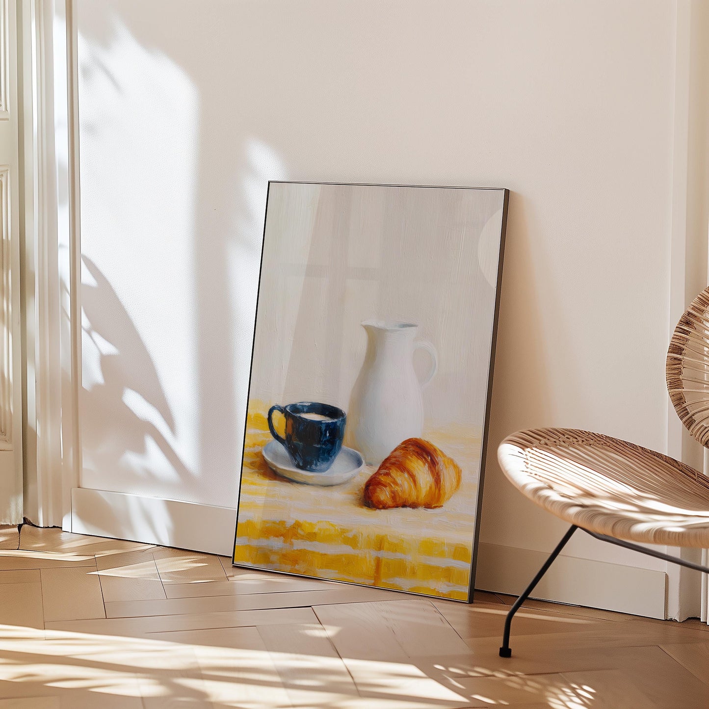 Coffee Still Life Art Print: Cozy Kitchen Cafe Wall Decor for