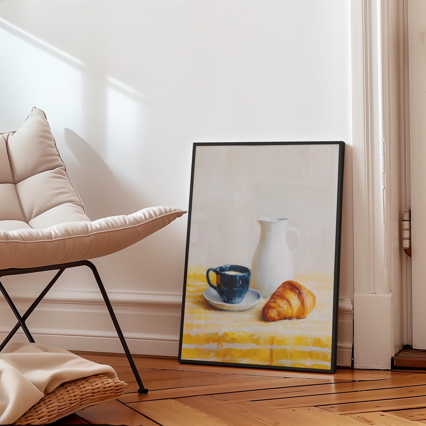 Coffee Still Life Art Print: Cozy Kitchen Cafe Wall Decor for