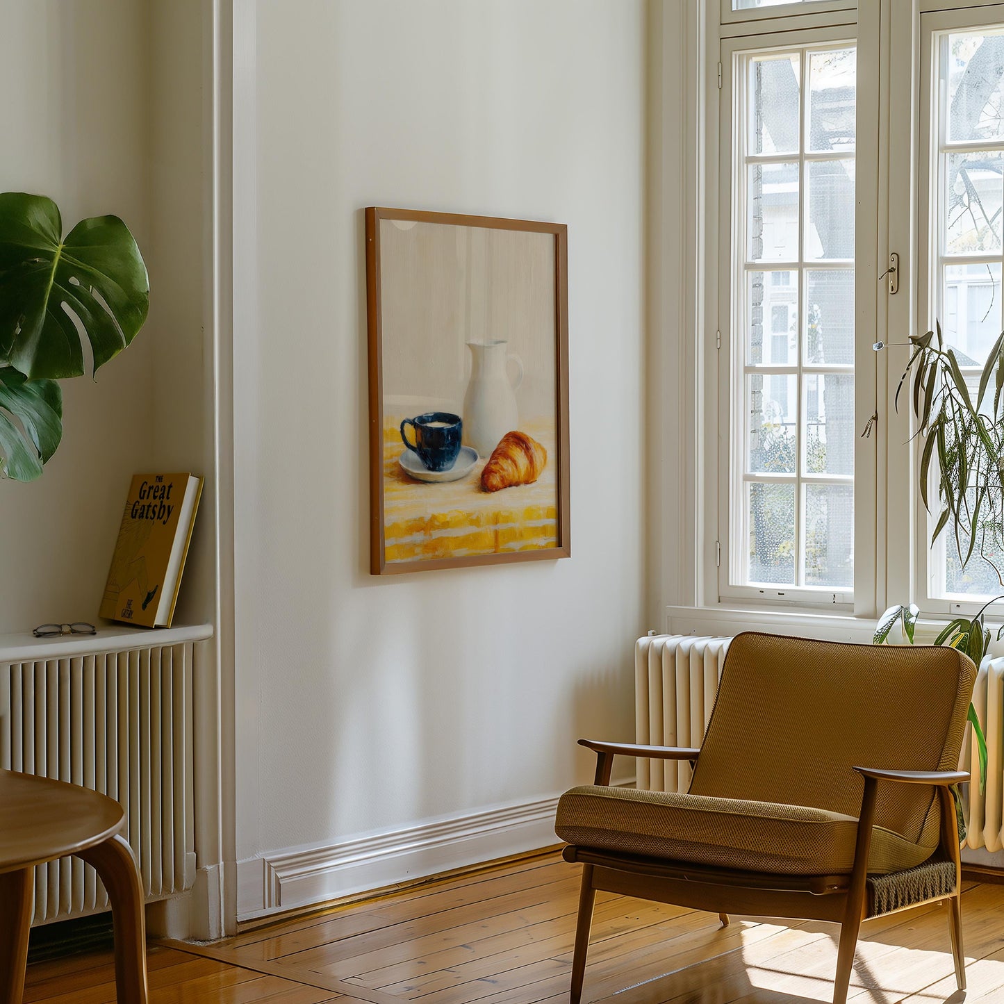 Coffee Still Life Art Print: Cozy Kitchen Cafe Wall Decor for