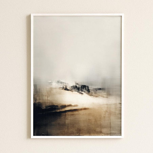 Abstract Lake Landscape Print