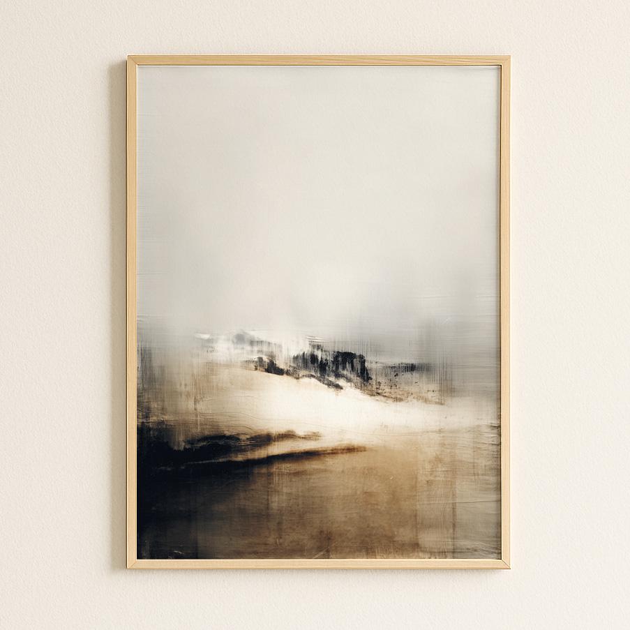 Abstract Lake Landscape Print