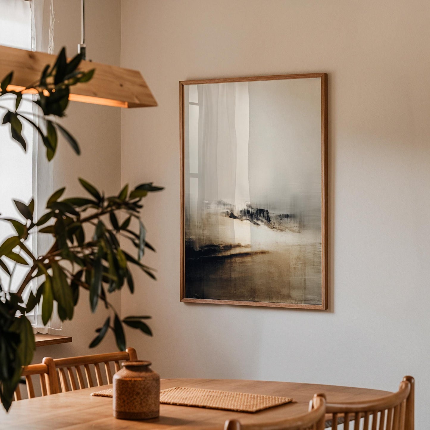 Abstract Lake Landscape Print