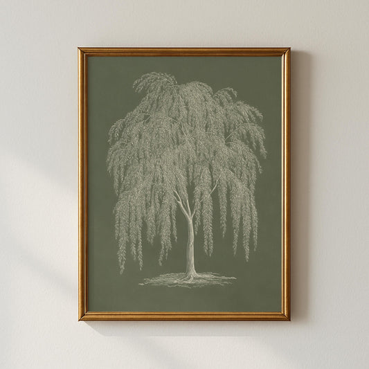 Weeping Willow Tree Print