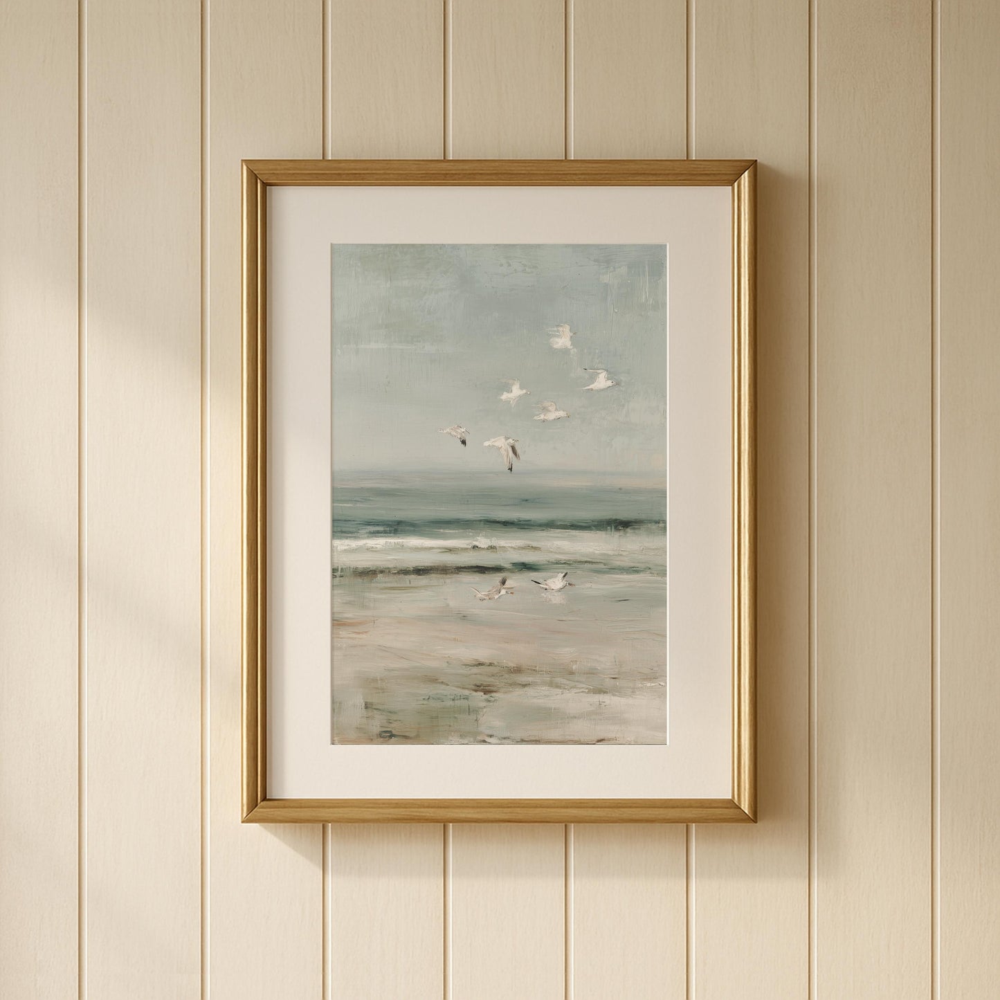 Seagulls Coastal Print
