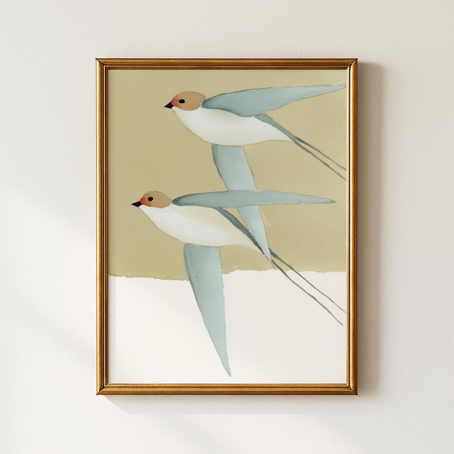 Flying Swallows Print