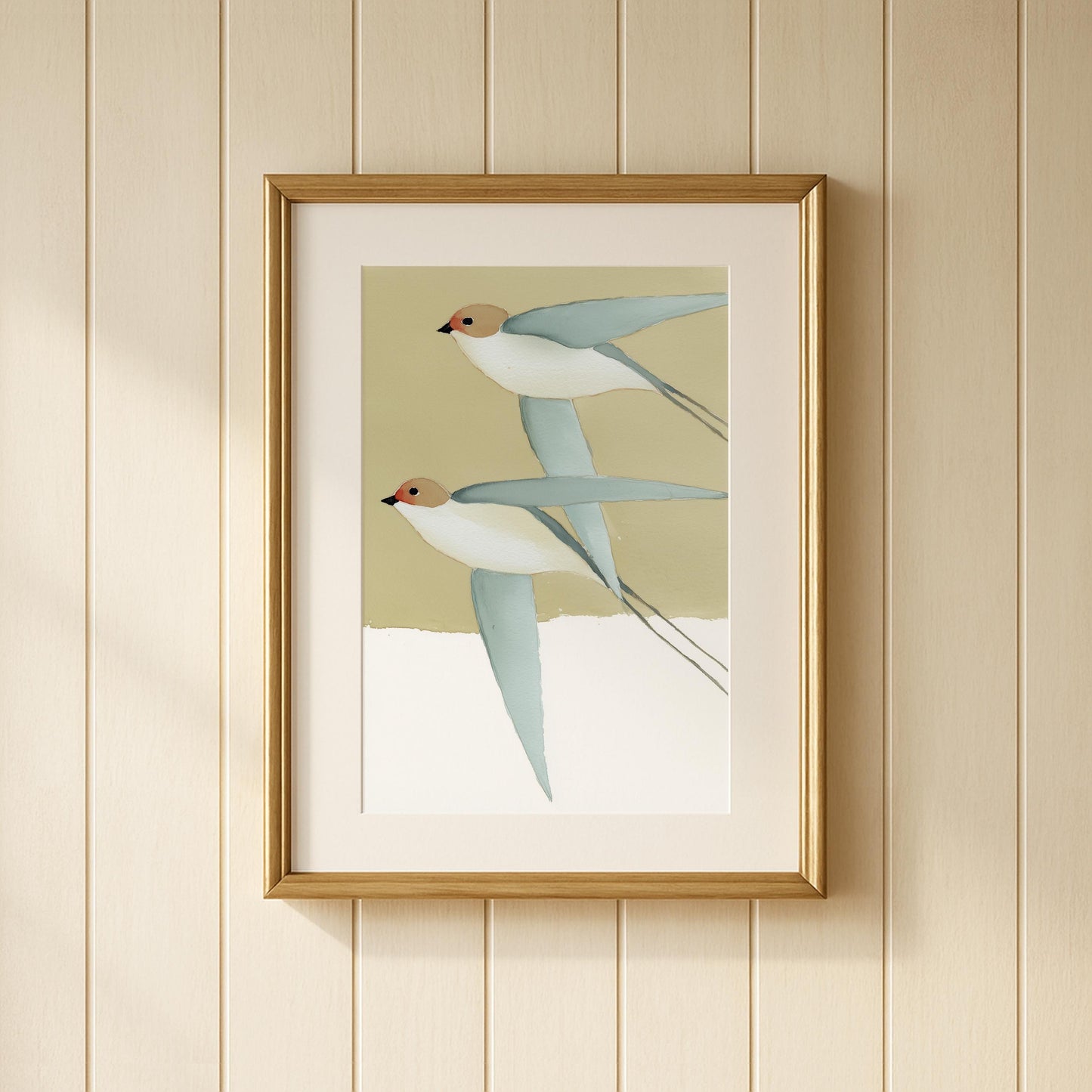 Flying Swallows Print