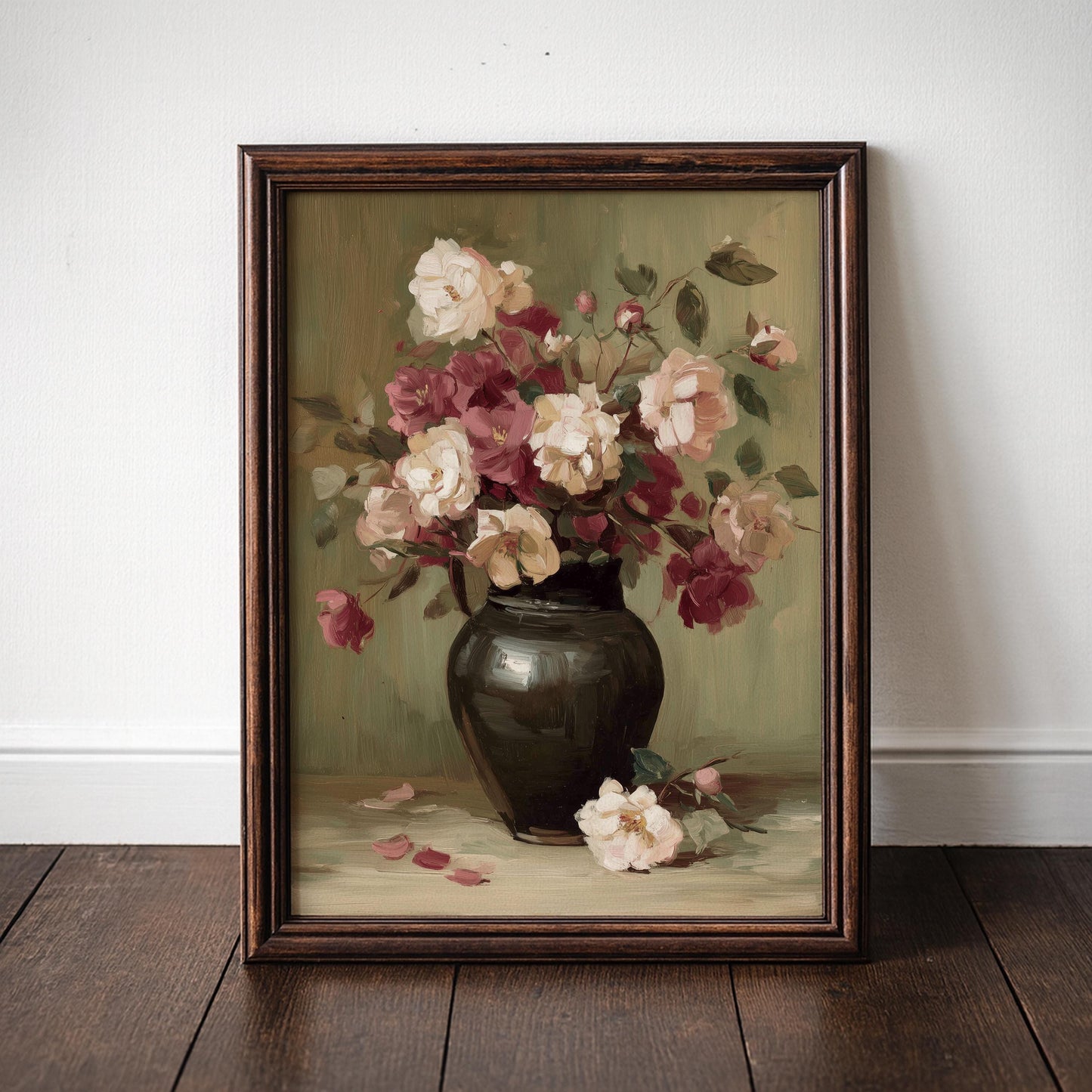 Vintage Flower Bouquet Print