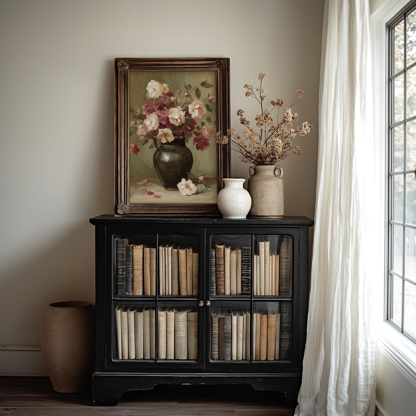 Vintage Flower Bouquet Print