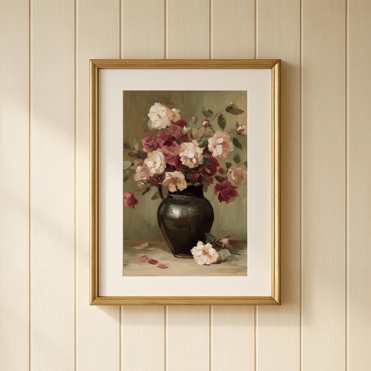 Vintage Flower Bouquet Print