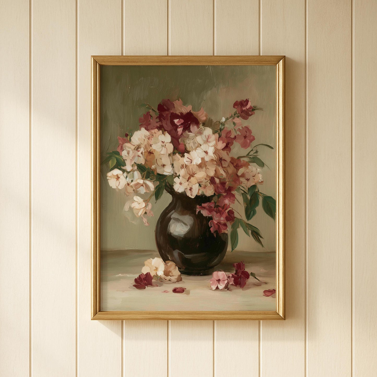 Vintage Floral Still Life Print