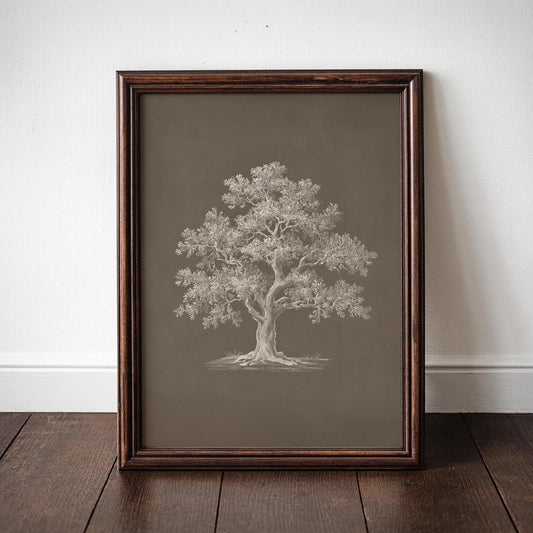 Oak Tree Print