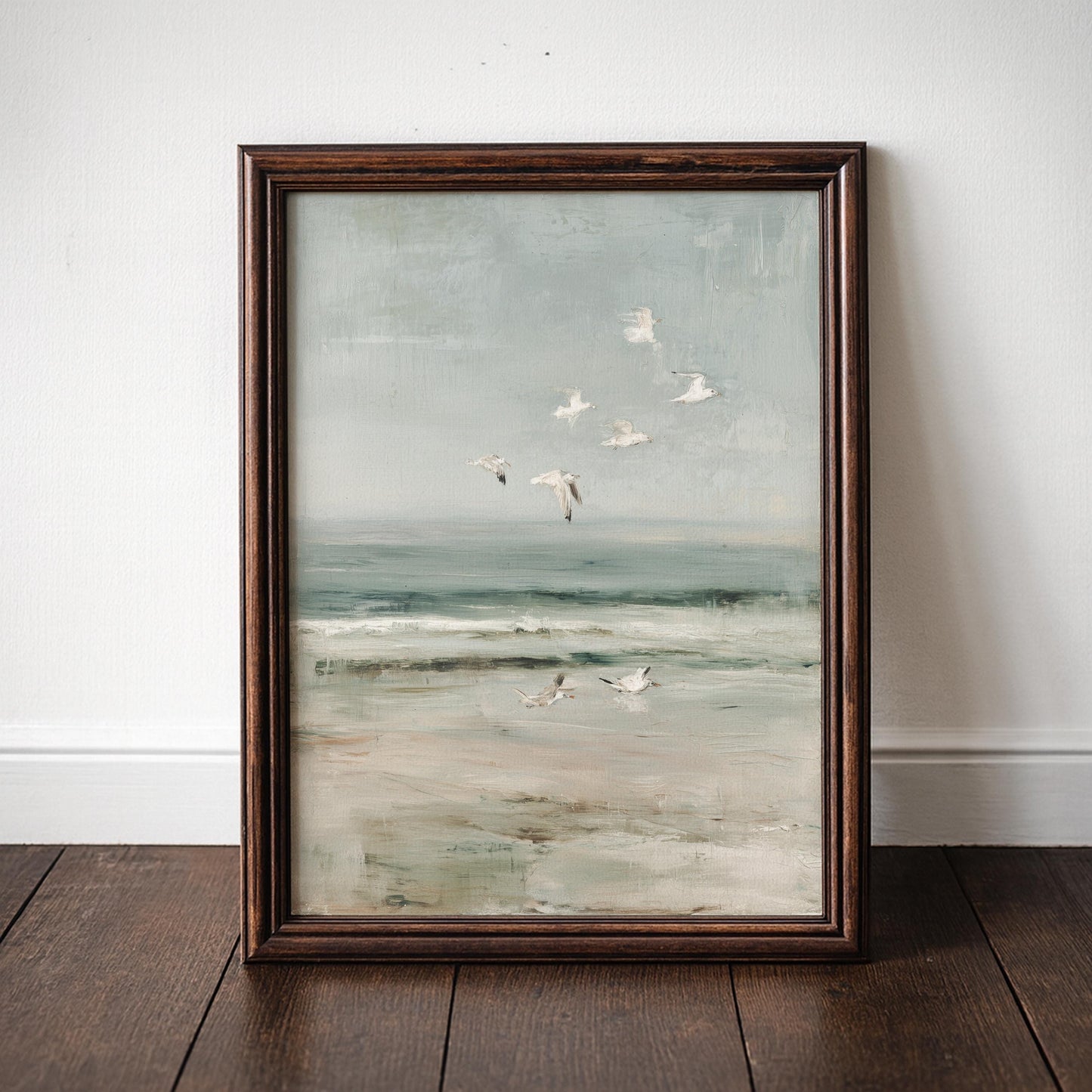 Seagulls Coastal Print