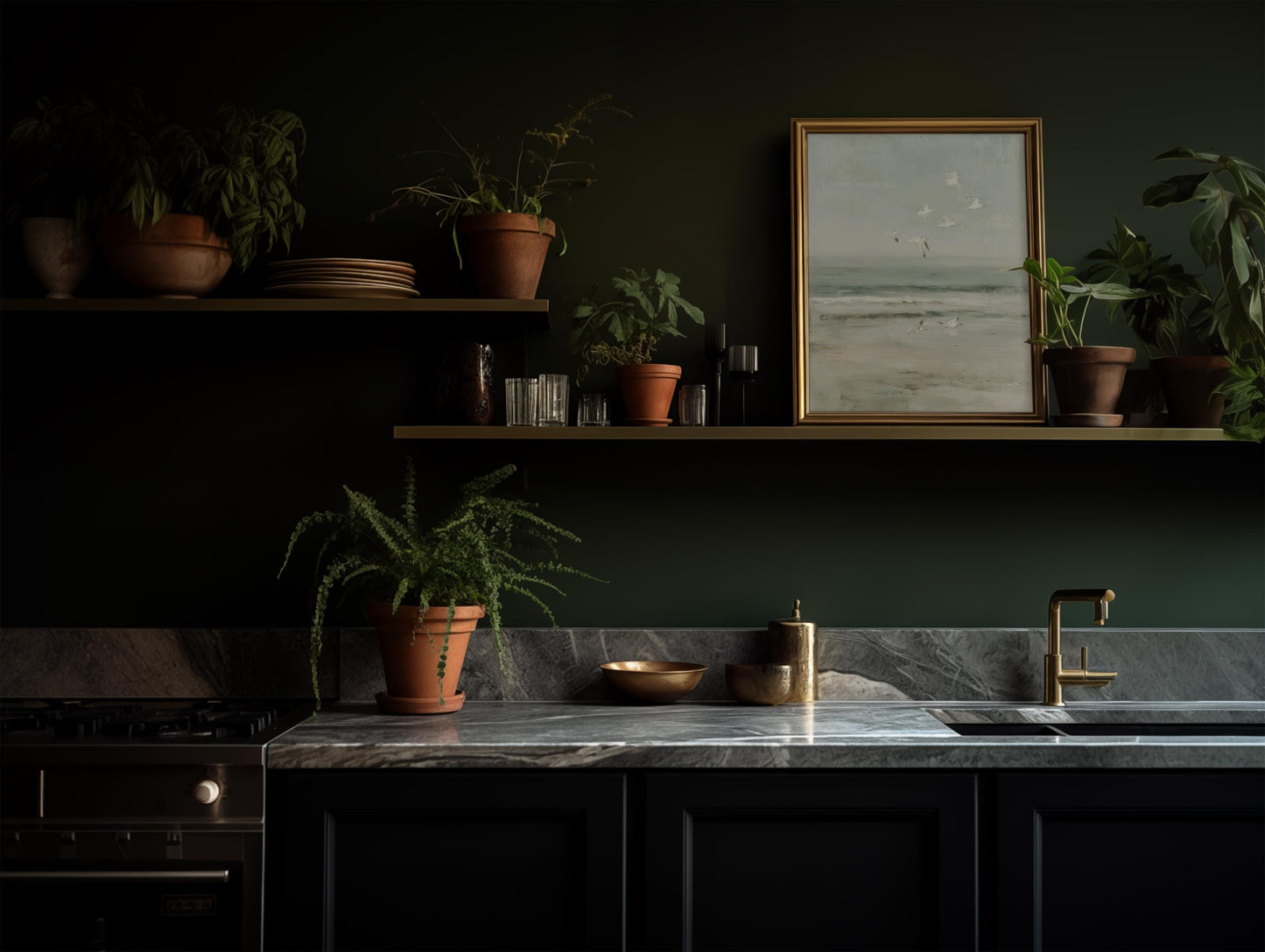 Seagulls Coastal Print