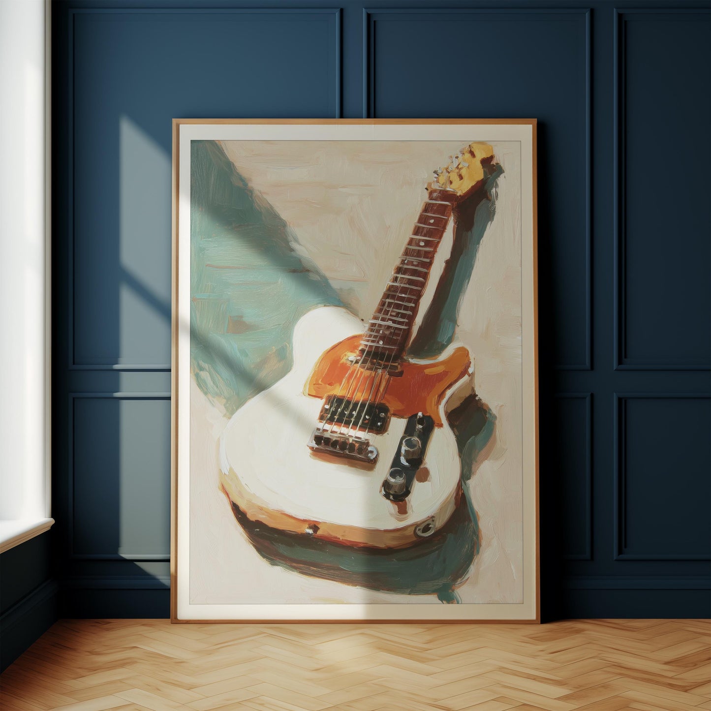 Electric Guitar Print Print for Home or Studio