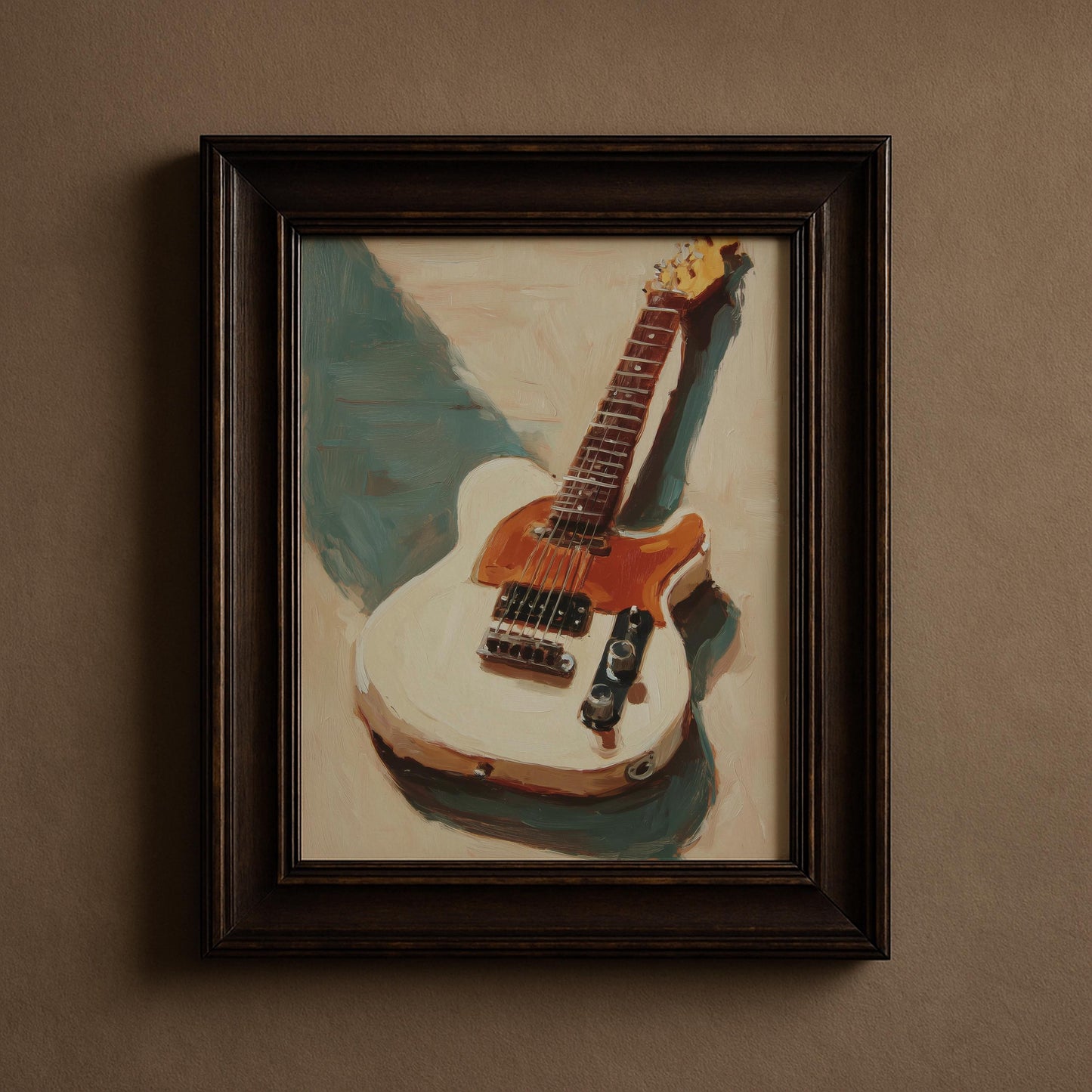 Electric Guitar Print Print for Home or Studio