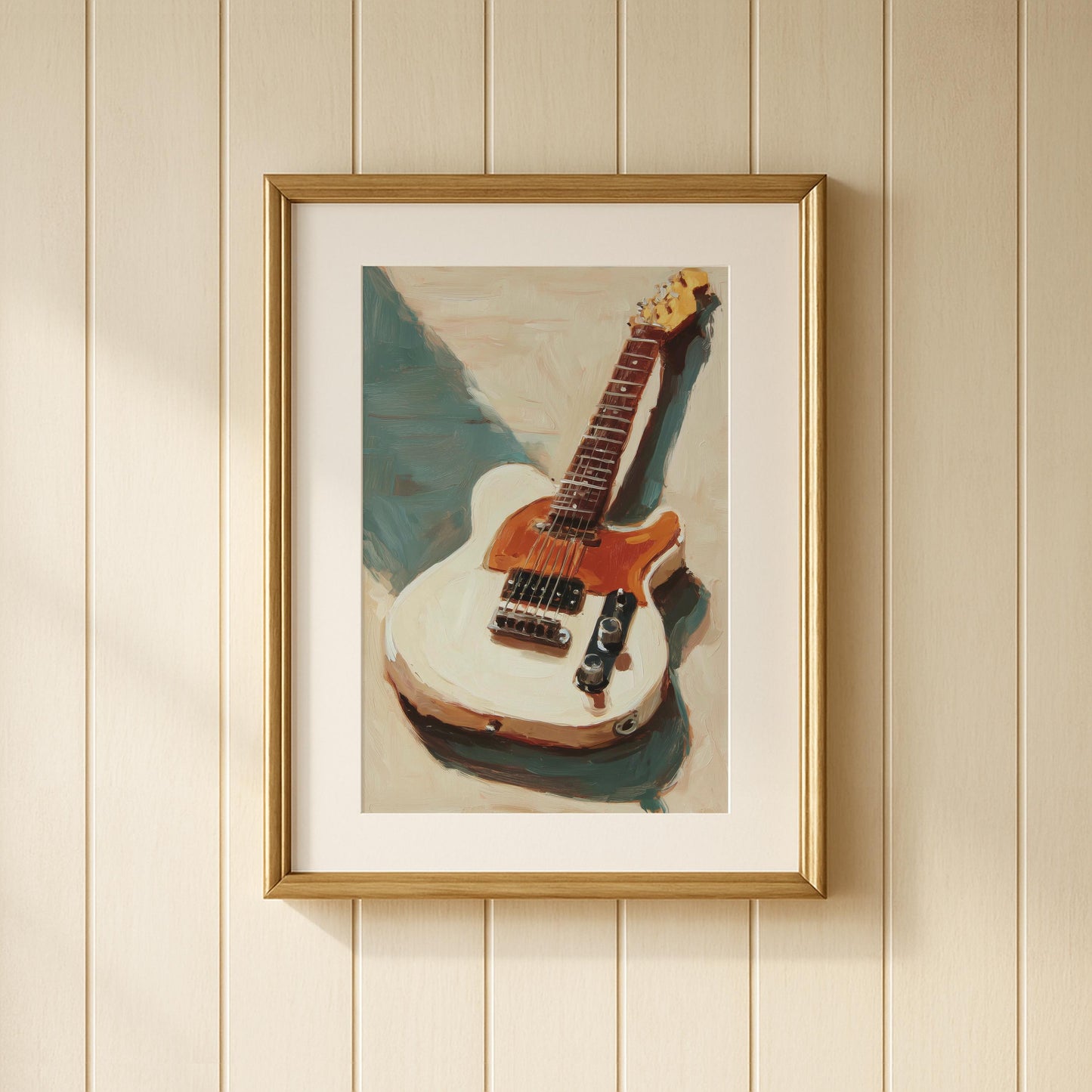 Electric Guitar Print Print for Home or Studio
