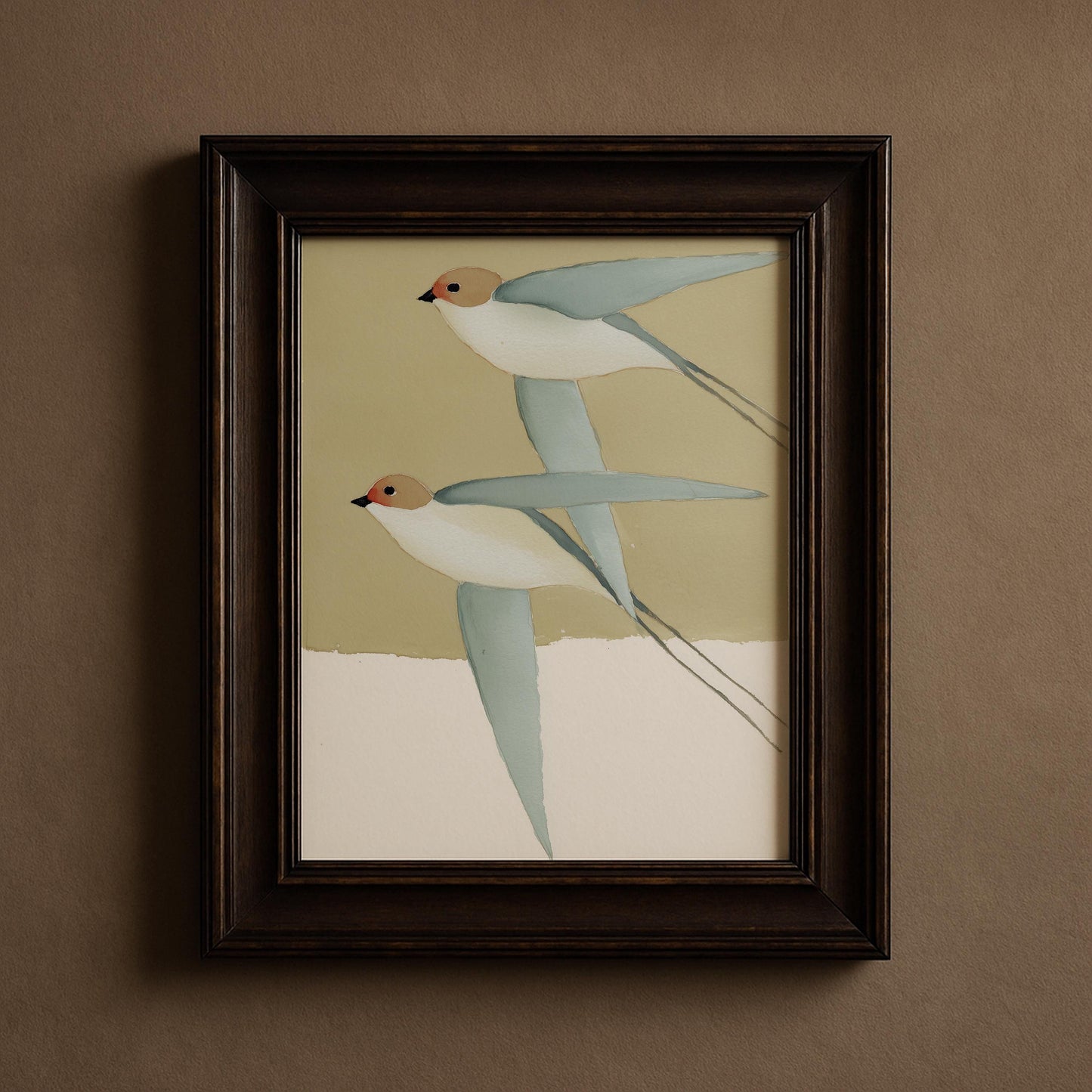 Flying Swallows Print