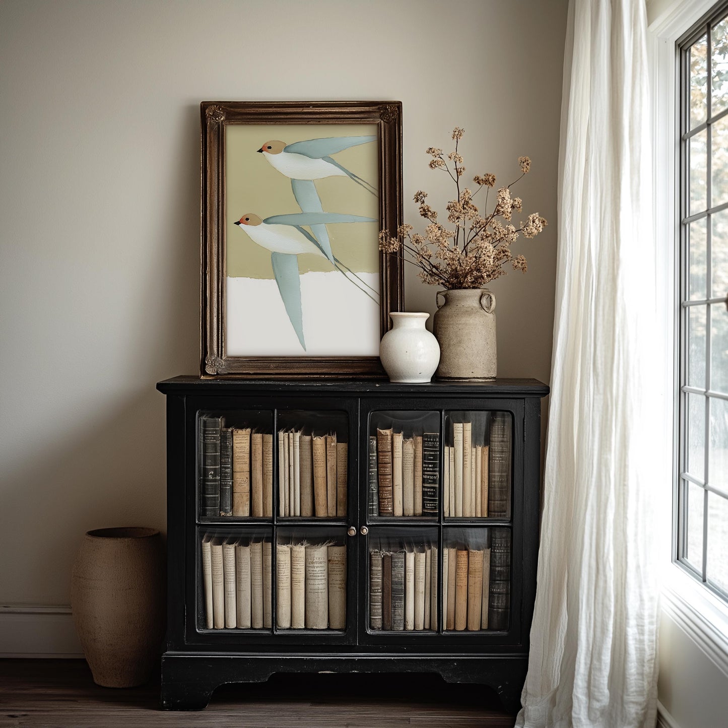 Flying Swallows Print