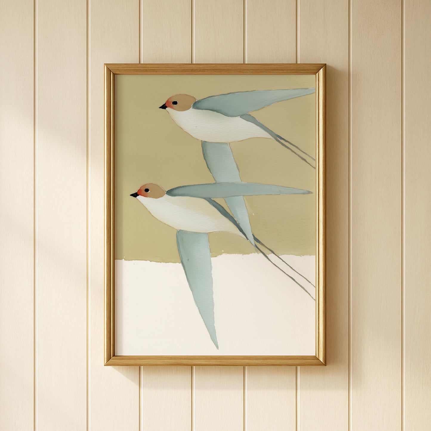 Flying Swallows Print