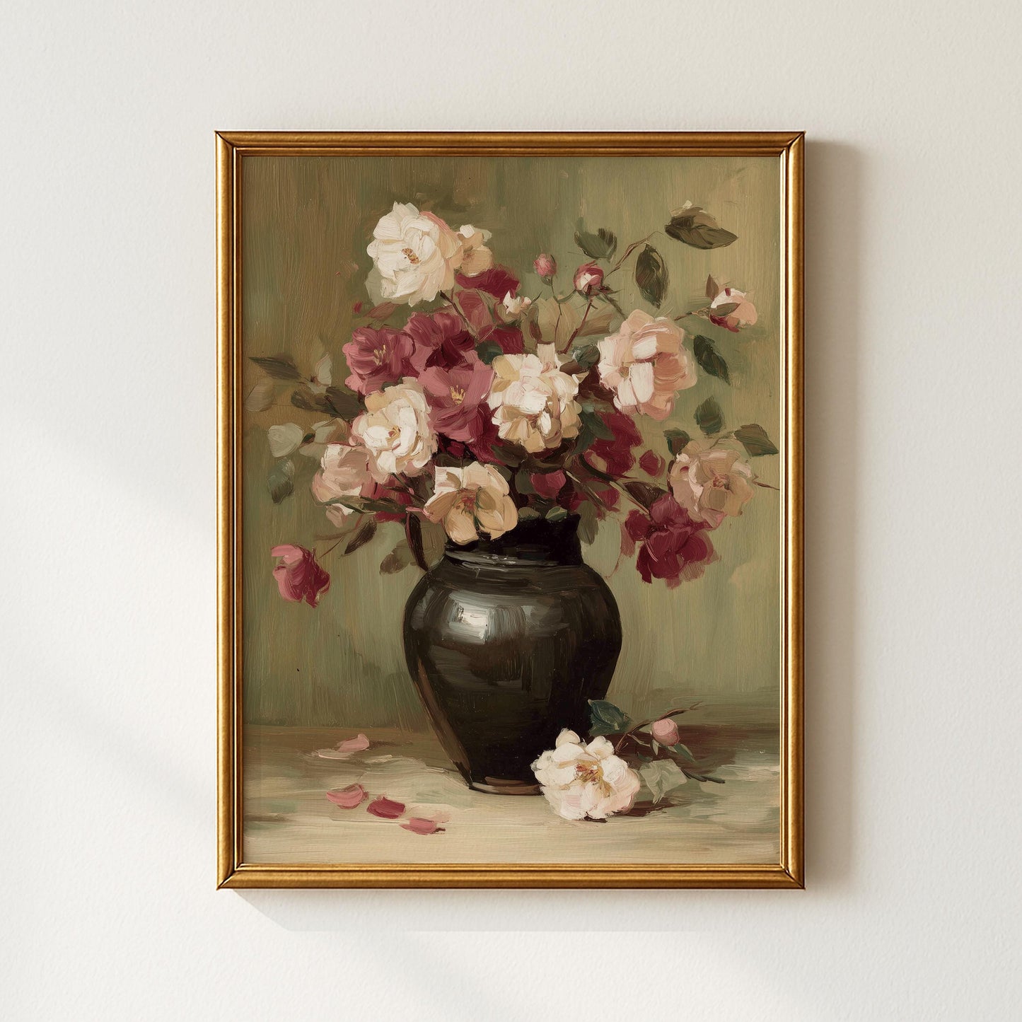 Vintage Flower Bouquet Print