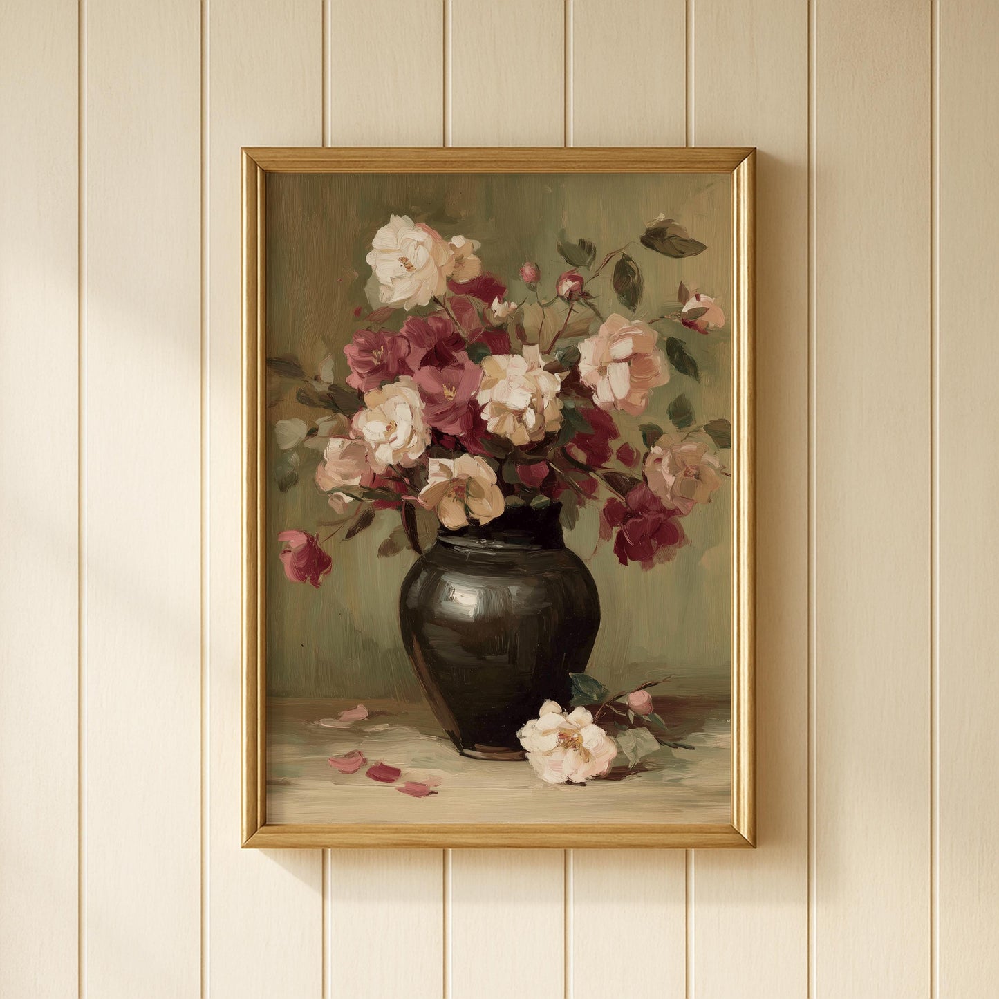 Vintage Flower Bouquet Print